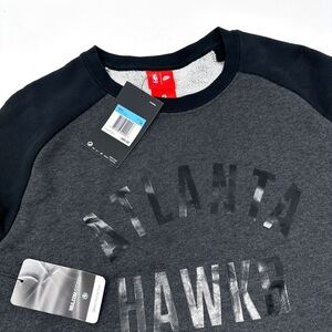 Nike Atlanta Hawks Club Logo BRAND NBA Sweater‎ Adult Medium Side Zip 860697 NWT